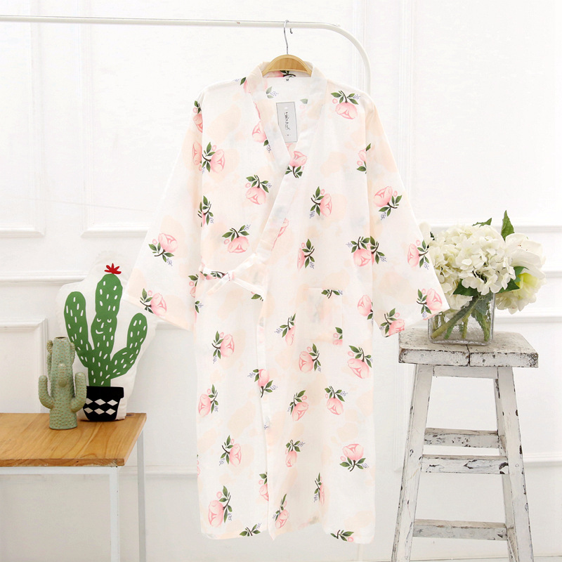 Kimono Yukata Cotton - 2024 New Style Japanese Kimono Robe