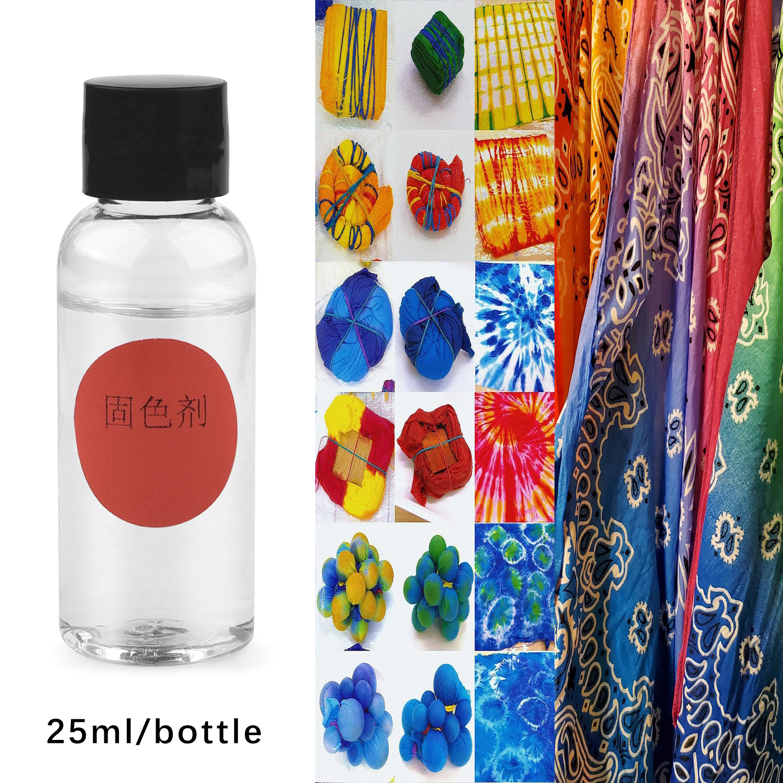 Indigo Dye Kit - 25ml Tie Dye Fixing Agent Formaldehyde-Free