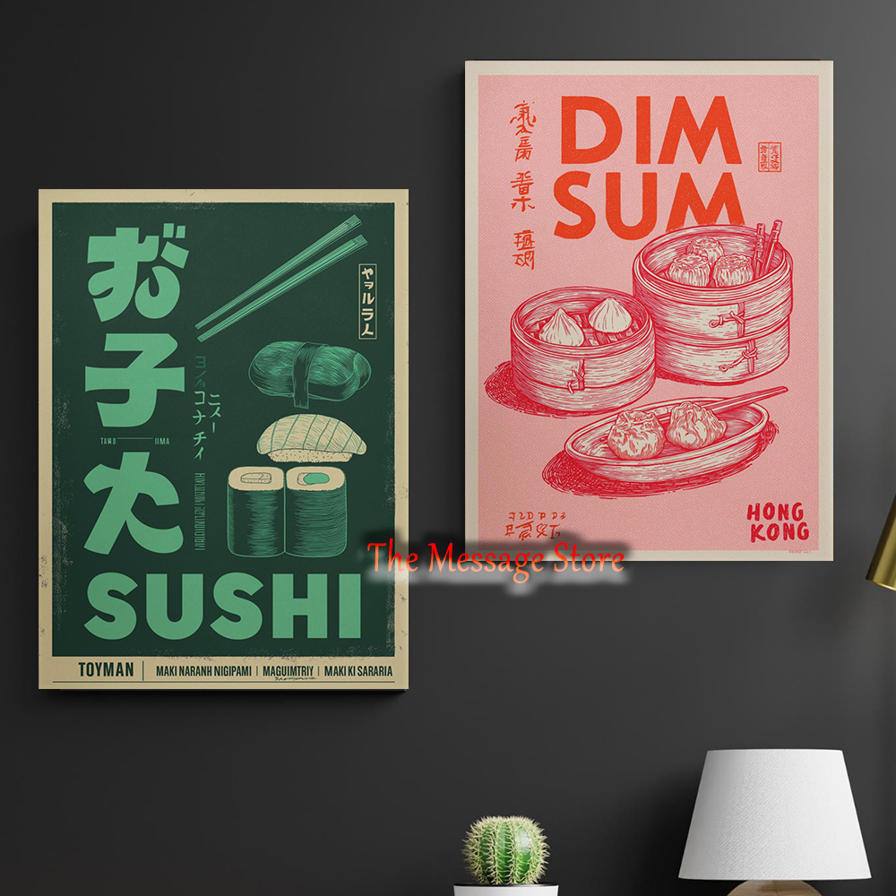 Japanese Food Lifestyle - Dim Sum Hong Kong Sushi Retro