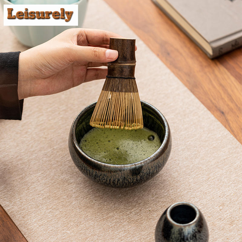 Jianzhan Matcha Four-piece Set - مراجعة Matcha Bowl Chawan وسعره