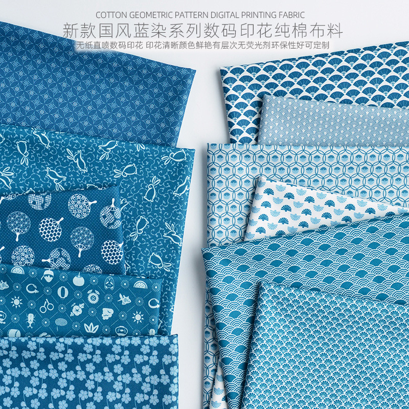 140x50cm 20s Pastoral Clothing - مراجعة Indigo Dye Kit وسعره