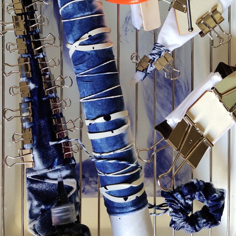 20g Dark Blue Fabric Dye DIY F - مراجعة Indigo Dye Kit وسعره