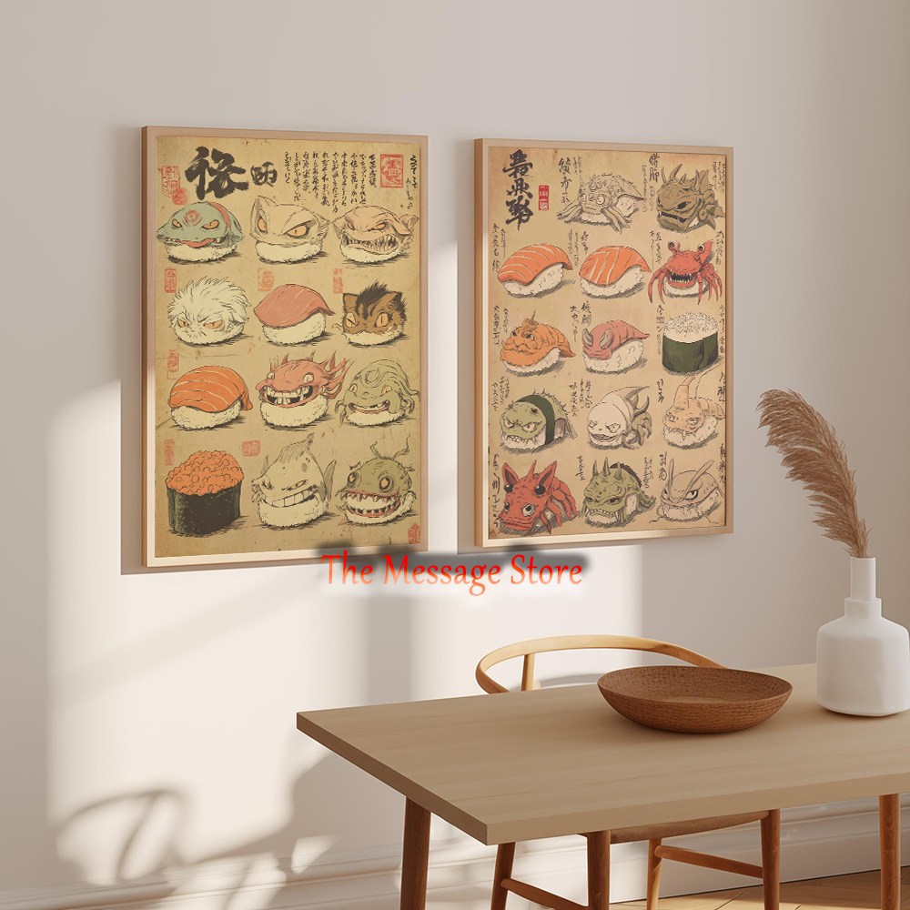 Japanese Sushi Monster Art Yok - مراجعة Japanese Food Lifestyle وسعره