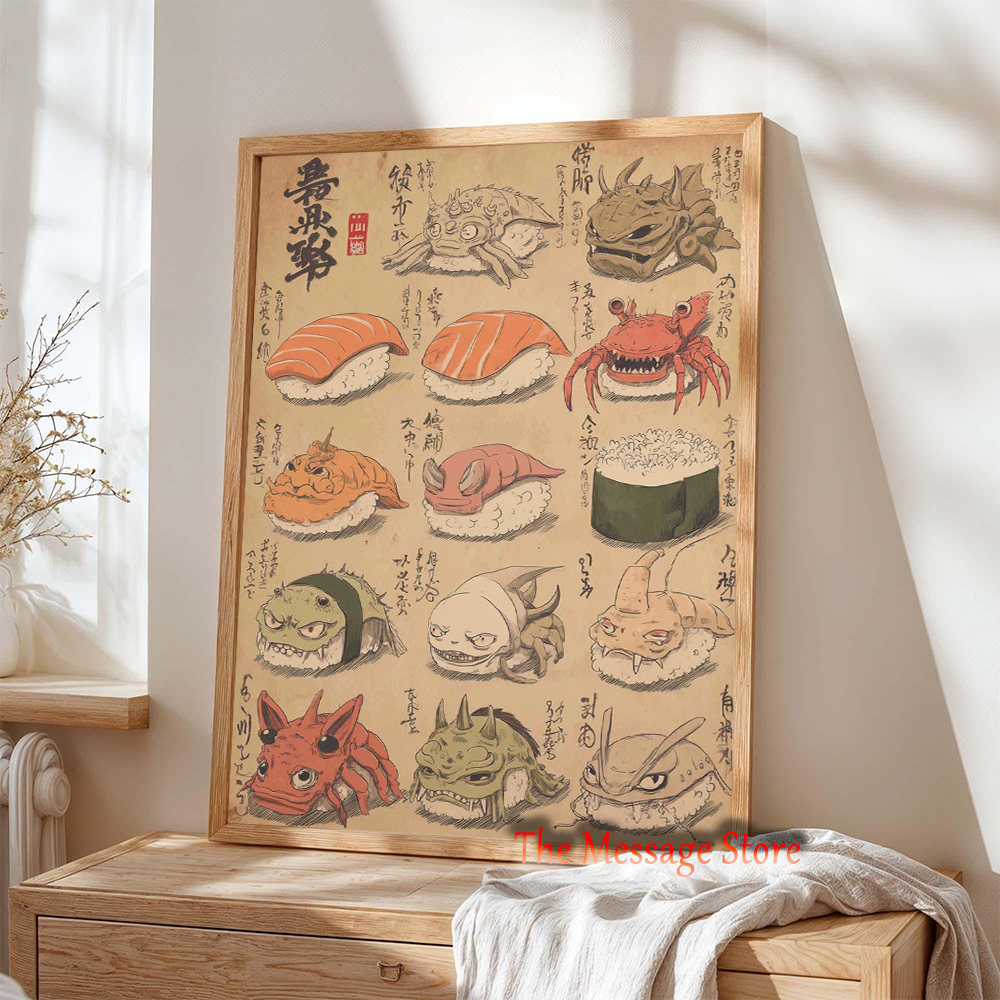 Japanese Sushi Monster Art Yok - مراجعة Japanese Food Lifestyle وسعره