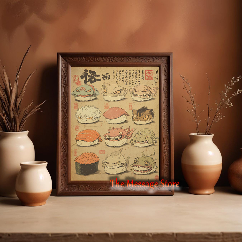 Japanese Sushi Monster Art Yok - مراجعة Japanese Food Lifestyle وسعره
