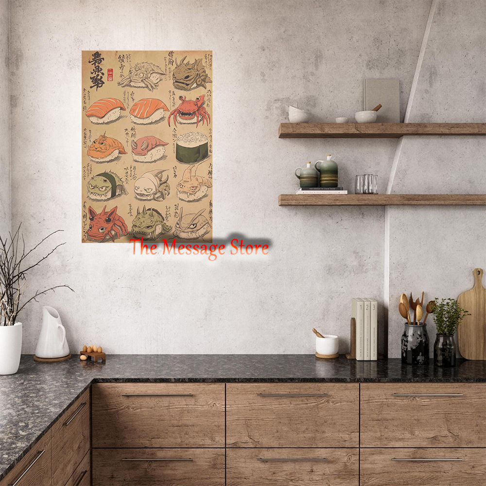 Japanese Sushi Monster Art Yok - مراجعة Japanese Food Lifestyle وسعره