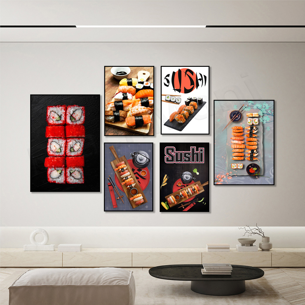 Japanese-style Wall Decoration - مراجعة Japanese Food Lifestyle وسعره