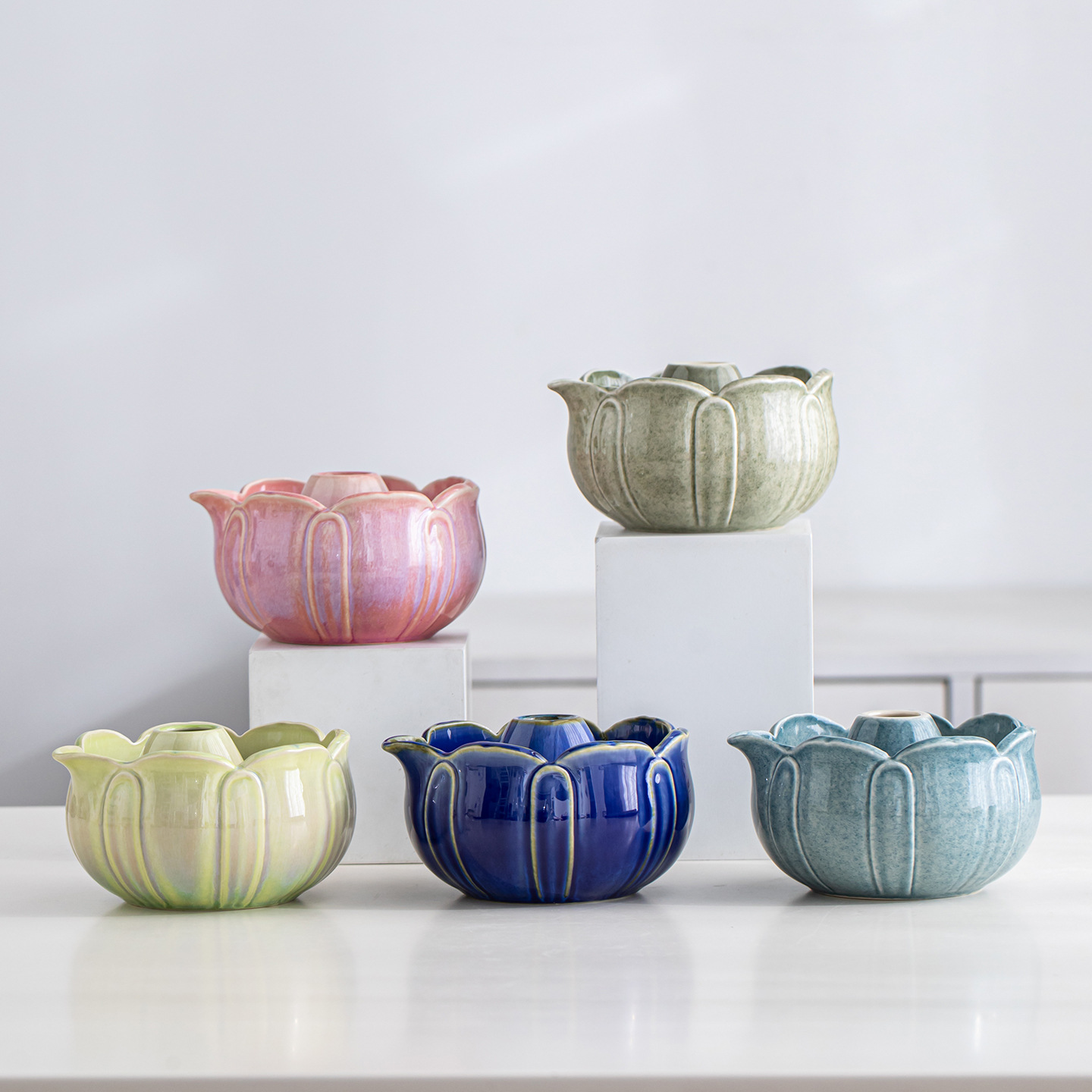 8PCS Lotus Pattern Matcha Tea  - مراجعة Matcha Bowl Chawan وسعره