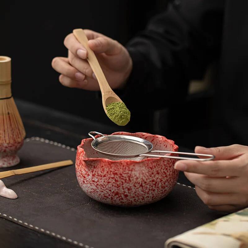 1/2/4/8PCS (Round Moon/Flower  - مراجعة Matcha Bowl Chawan وسعره