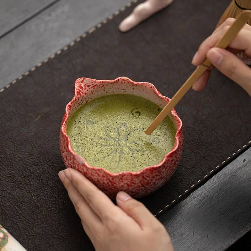 1/2/4/8PCS (Round Moon/Flower  - مراجعة Matcha Bowl Chawan وسعره