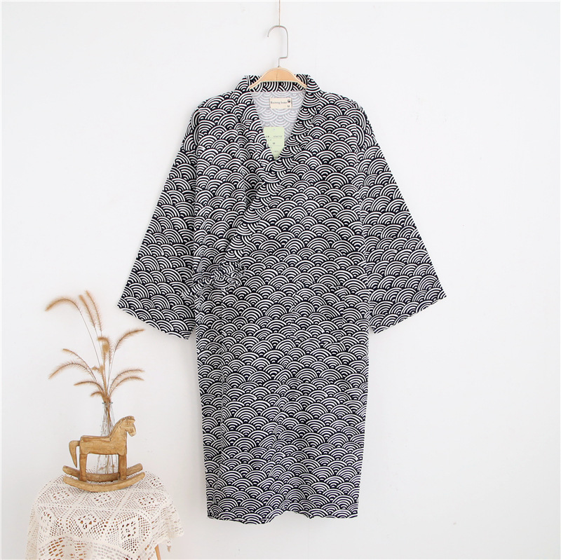 2026 New Men's 100% Cotton Gau - مراجعة Kimono Yukata Cotton وسعره