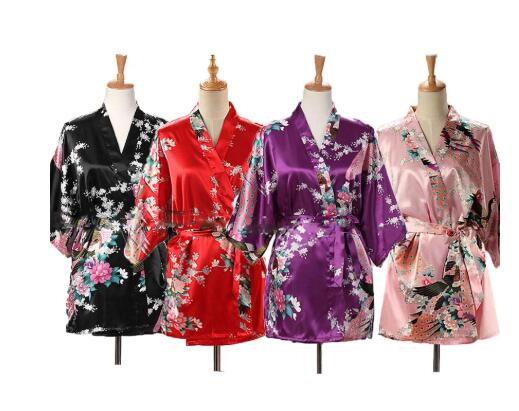Lace Up Woman Peacock Print Ja - مراجعة Kimono Yukata Cotton وسعره