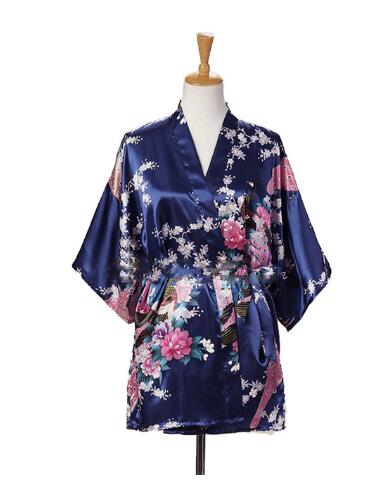 Lace Up Woman Peacock Print Ja - مراجعة Kimono Yukata Cotton وسعره