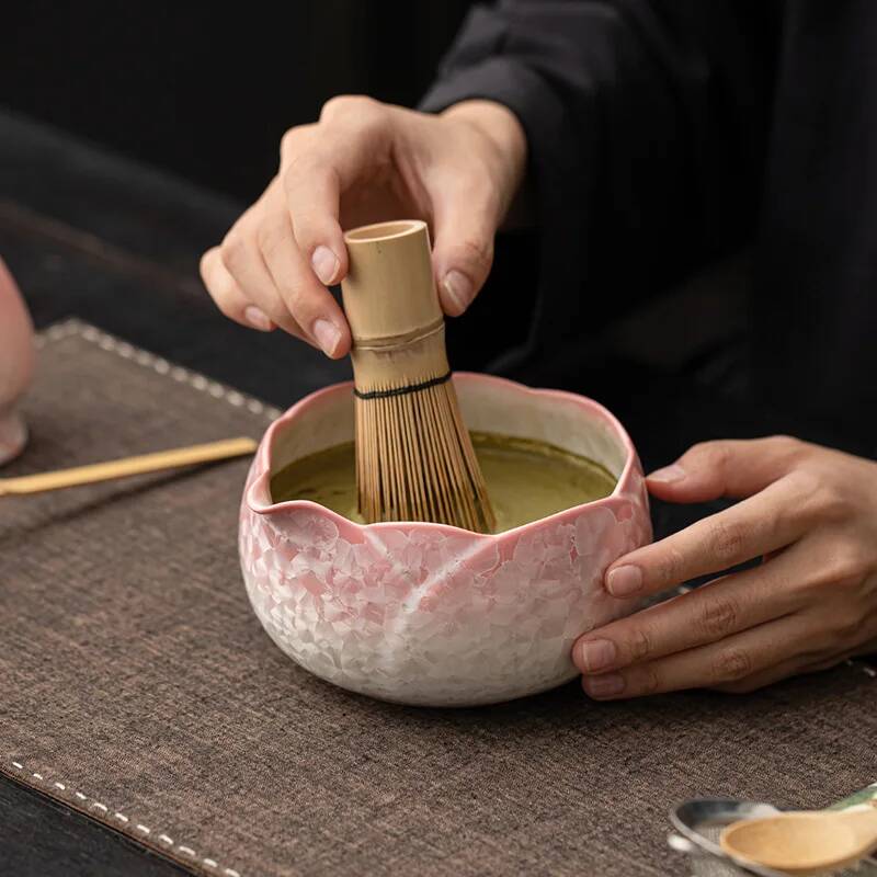 4/8PCS Matcha Set Bamboo Whisk - مراجعة Matcha Bowl Chawan وسعره