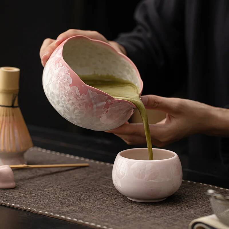 4/8PCS Matcha Set Bamboo Whisk - مراجعة Matcha Bowl Chawan وسعره