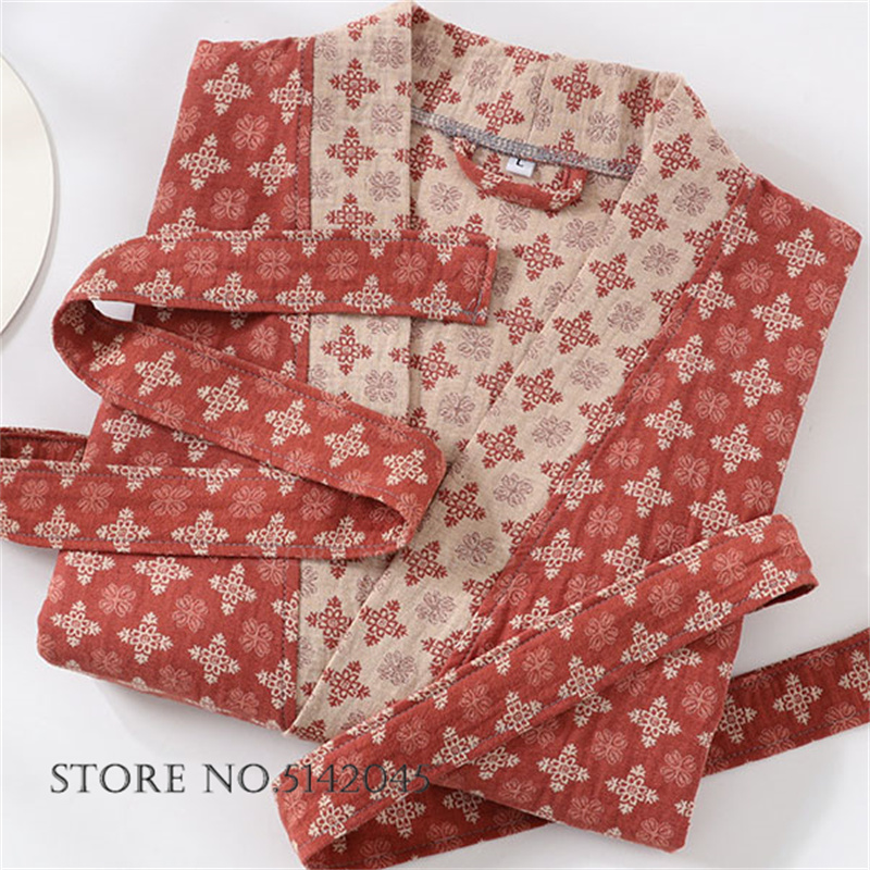 100% Cotton Coupe Robe Sleepwe - مراجعة Kimono Yukata Cotton وسعره