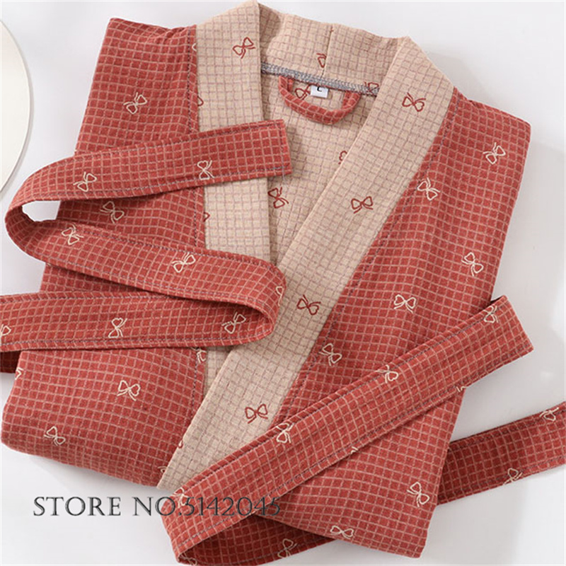100% Cotton Coupe Robe Sleepwe - مراجعة Kimono Yukata Cotton وسعره