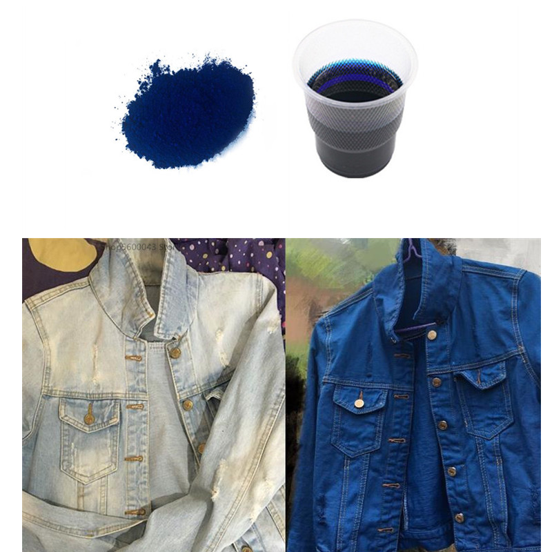 10g/50g/Dark Blue Color Fabric - مراجعة Indigo Dye Kit وسعره