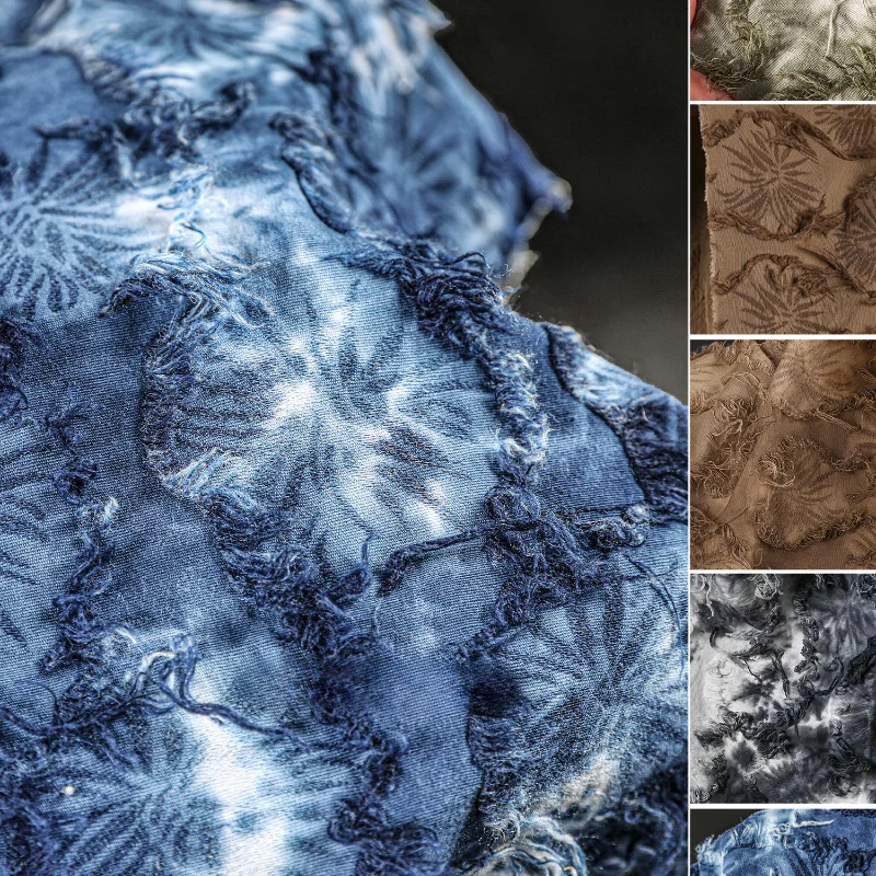 Indigo Tie-dye Linen Cotton Fa - مراجعة Indigo Dye Kit وسعره