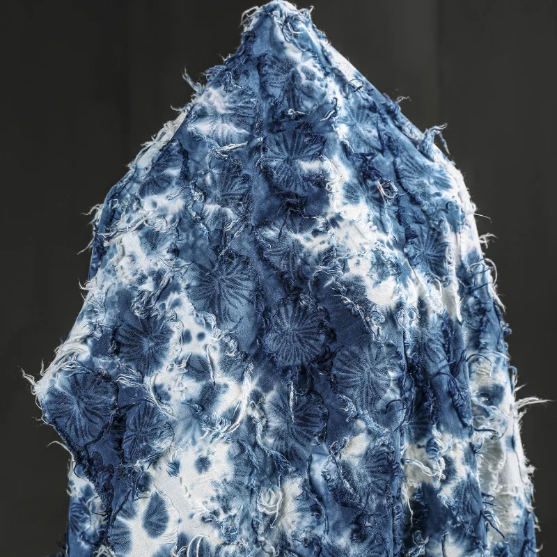Indigo Tie-dye Linen Cotton Fa - مراجعة Indigo Dye Kit وسعره