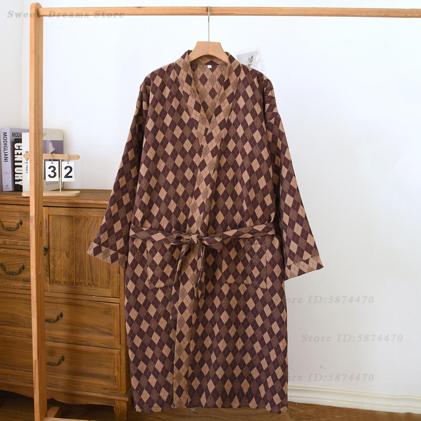 Cotton Coupe Robe Sleepwear Ma - مراجعة Kimono Yukata Cotton وسعره