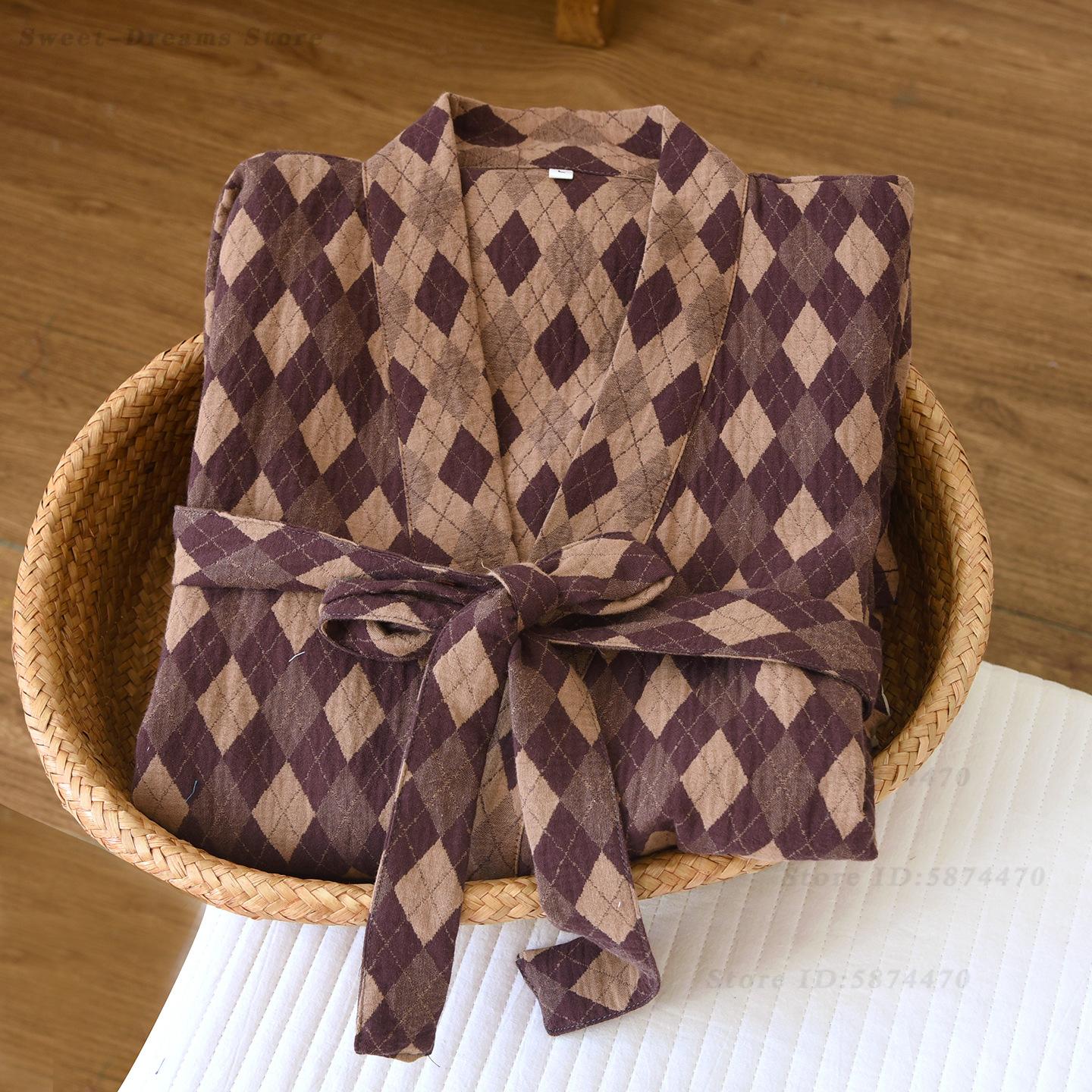 Cotton Coupe Robe Sleepwear Ma - مراجعة Kimono Yukata Cotton وسعره