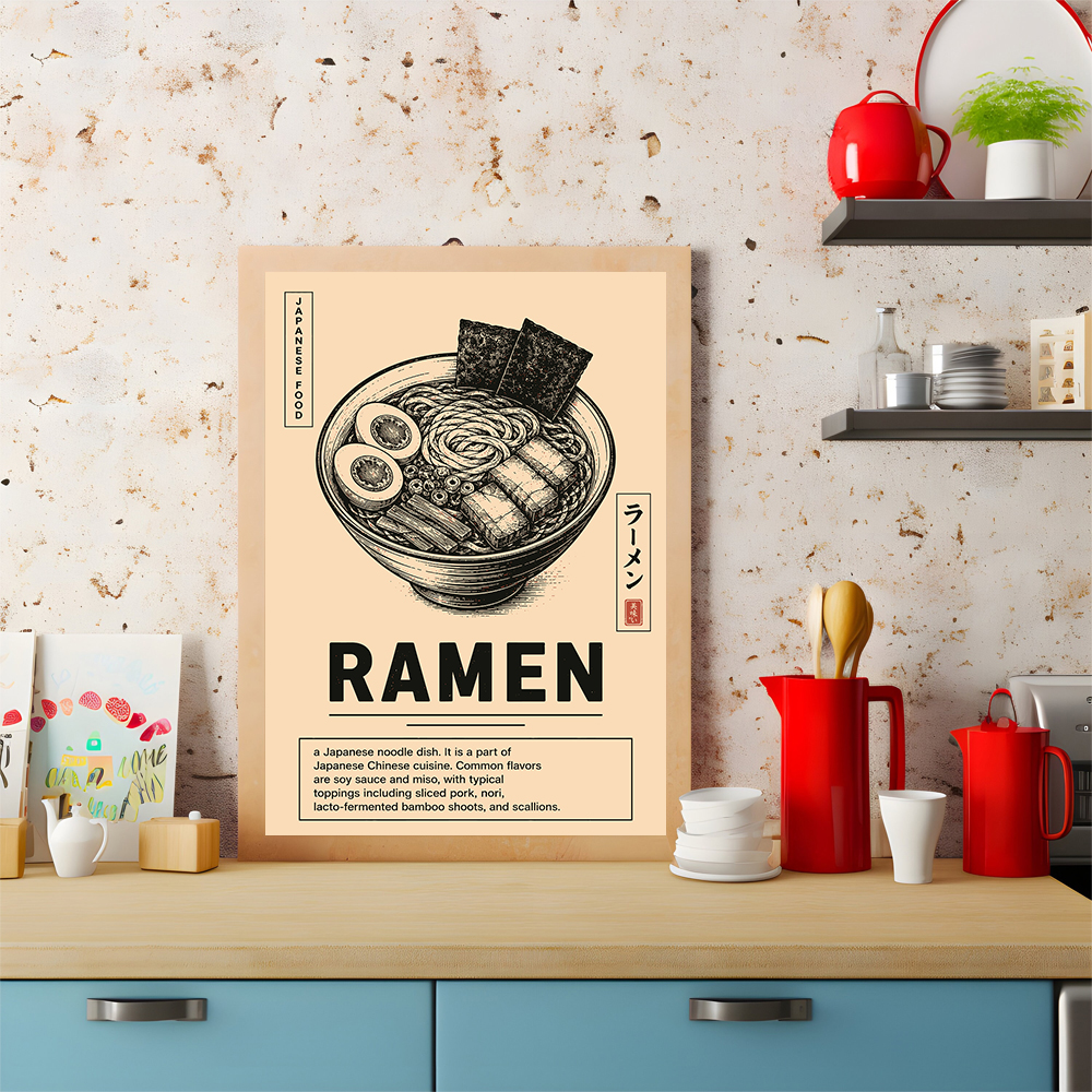 Japanese Street Food Poster Vi - مراجعة Japanese Food Lifestyle وسعره