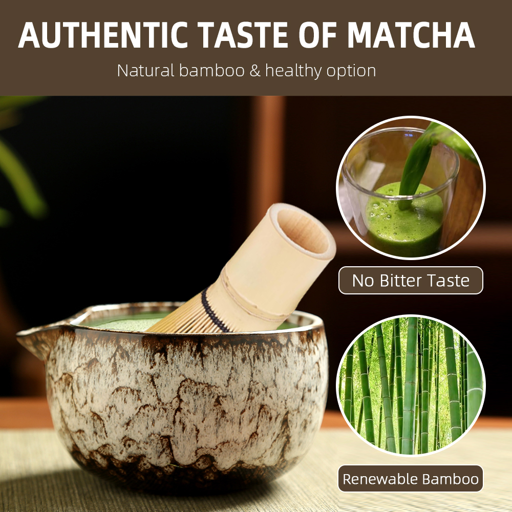 6PCS Japanese Matcha Tea Set S - مراجعة Matcha Bowl Chawan وسعره