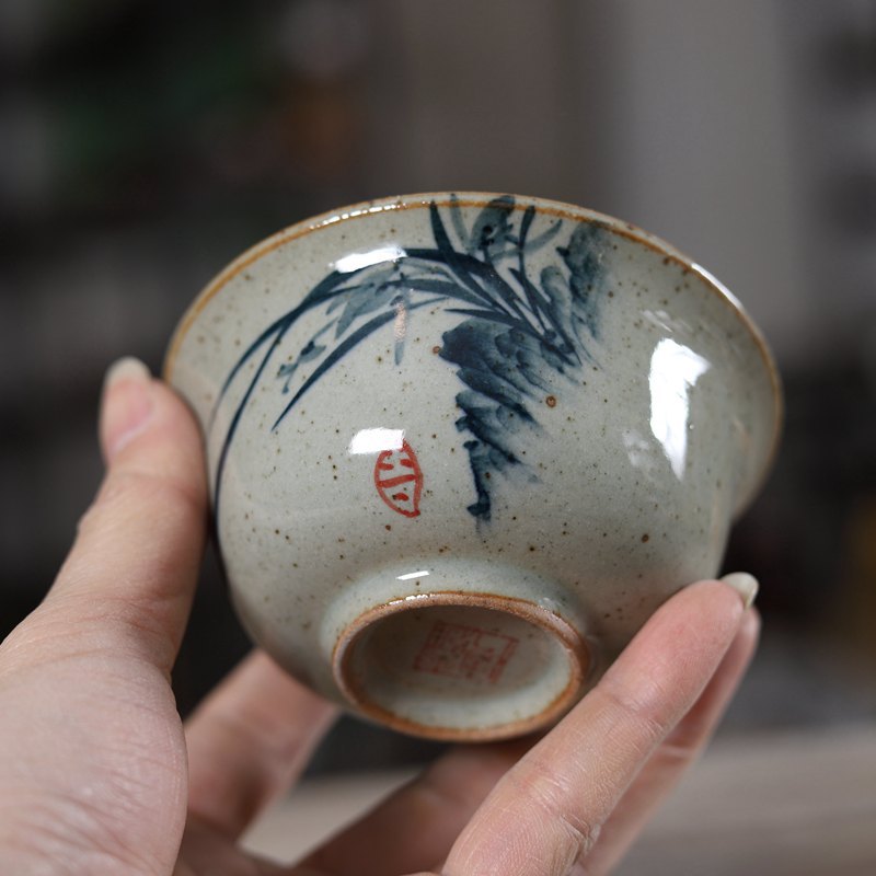 Handpainted Chinese Sancai Gai - مراجعة Matcha Bowl Chawan وسعره