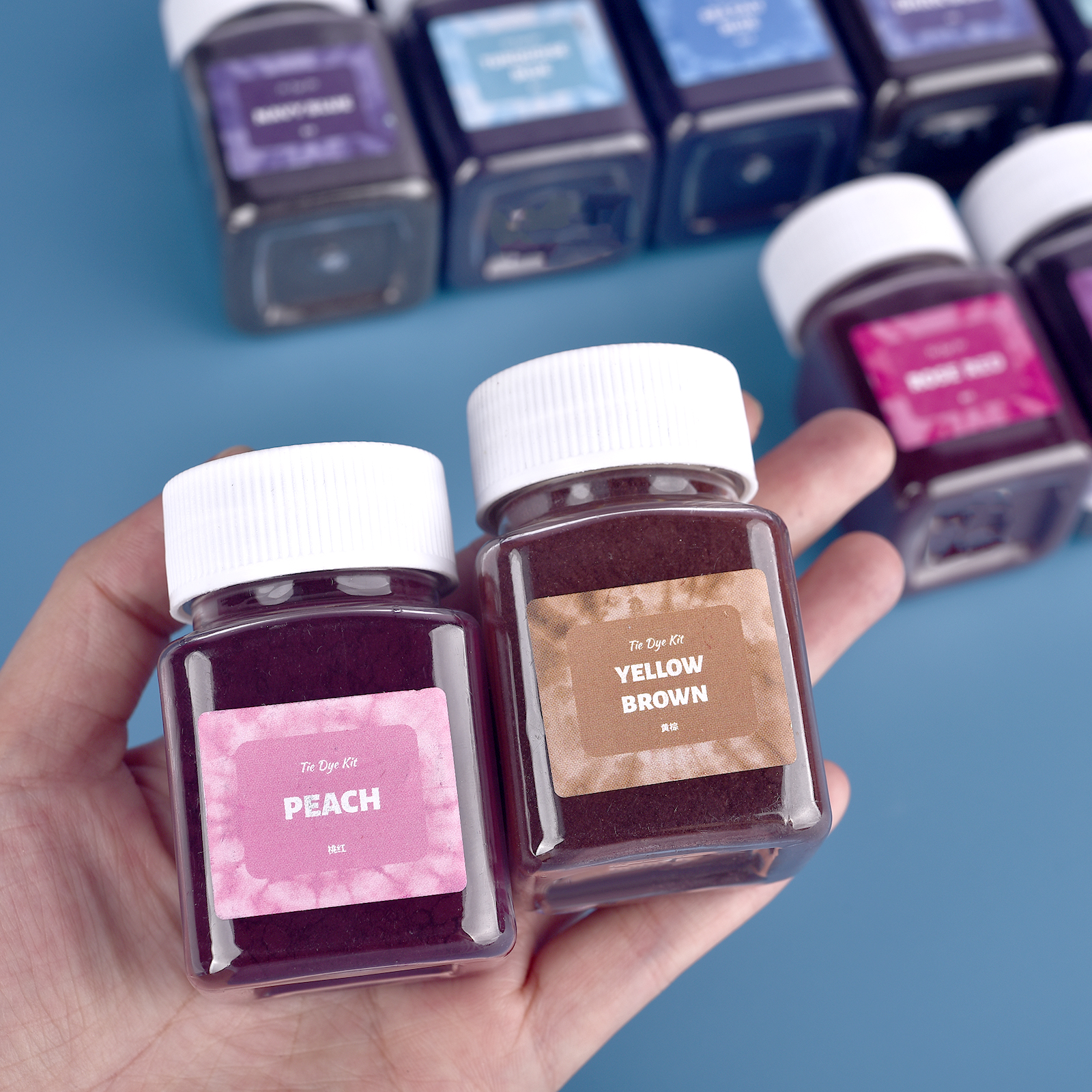50ml/Bottle Fabric Tie Dye Pow - مراجعة Indigo Dye Kit وسعره