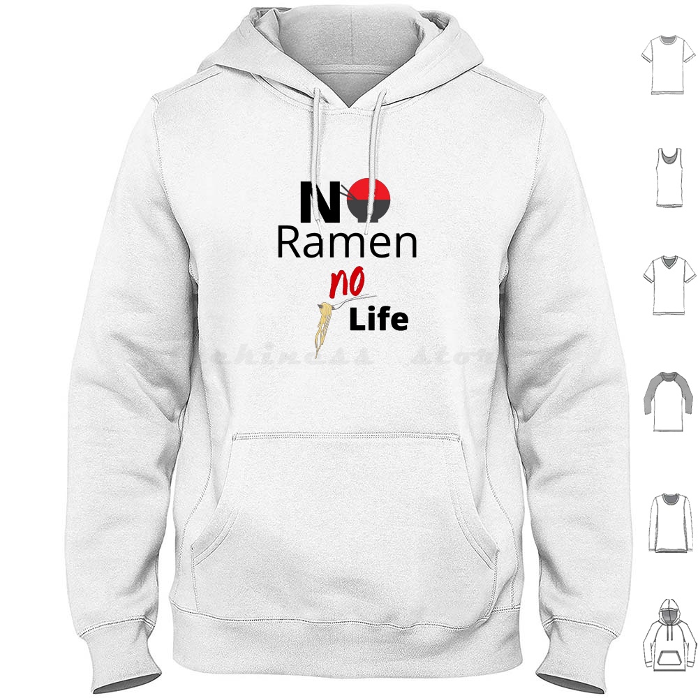 No Ramen No Life Hoodie Cotton - مراجعة Japanese Food Lifestyle وسعره