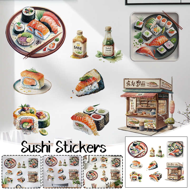 Japanese Food Sushi Sticker 3D - مراجعة Japanese Food Lifestyle وسعره